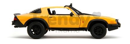 Autíčko Chevrolet Camaro Bumblebee 1977 Transformers Jada kovové dĺžka 20 cm 1:24