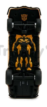 Autíčko Chevrolet Camaro Bumblebee 1977 Transformers Jada kovové dĺžka 20 cm 1:24