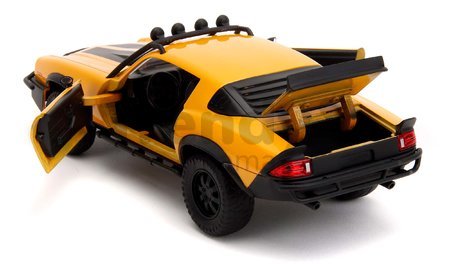 Autíčko Chevrolet Camaro Bumblebee 1977 Transformers Jada kovové dĺžka 20 cm 1:24