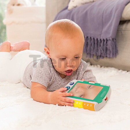 Hudobný telefón a knižka Phone & Book Learning Toy Infantino s pesničkami a frázami v angličtine od 6 mes INF312001