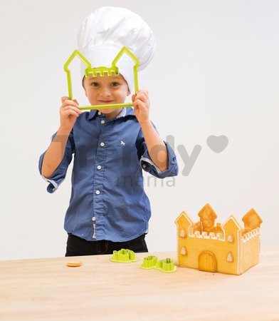 Hravá kuchárka Chef Smoby Perníková chalúpka s receptami a formami na pečenie od 5 rokov