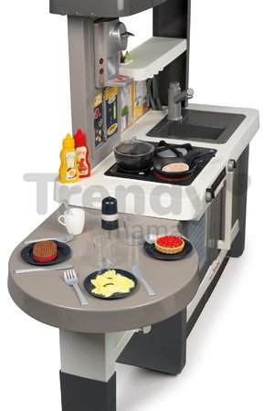 Kuchynka elektronická s nastaviteľnou výškou Tefal Evolutive Kitchen Smoby s bublajúcou vodou a funkčnými spotrebičmi 40 doplnkov 101 cm výška/51 cm p