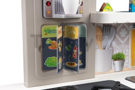 Kuchynka elektronická s nastaviteľnou výškou Tefal Evolutive Kitchen Smoby s bublajúcou vodou a funkčnými spotrebičmi 40 doplnkov 101 cm výška/51 cm p