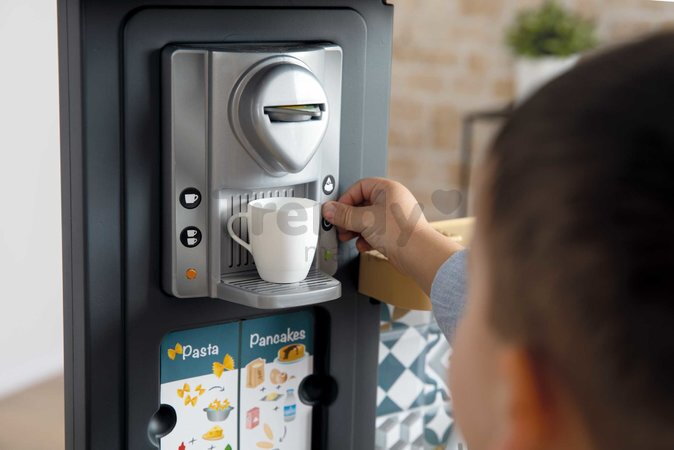 Kuchynka elektronická s nastaviteľnou výškou Tefal Evolutive New Kitchen Smoby so zvukovým sporákom a funkčnými spotrebičmi a 31 doplnkov