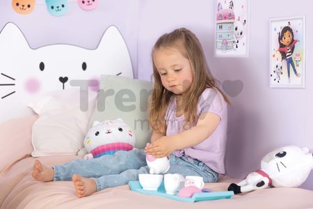 Čajová súprava na tácke Gabby Tea Set Smoby s dvoma šálkami 8 doplnkov