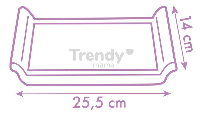 Čajová súprava na tácke Disney Princess Tea set Smoby ružová s 8 doplnkami