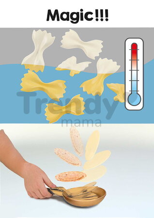 Kuchynka elektronická s magickými cestovinami Loft Fleur Pink 360° Smoby ružová so zvukom obojstranná s 27 doplnkami 50 cm pracovná doska