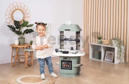 Kuchynka Nova Kitchen Smoby v minimalistickom dizajne s 13 doplnkami výška 78 cm