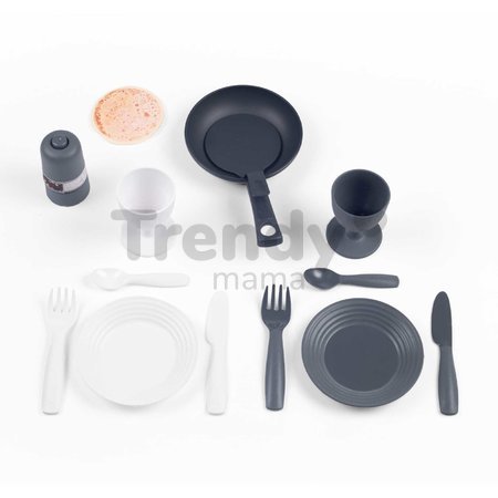 Kuchynka Nova Kitchen Smoby v minimalistickom dizajne s 13 doplnkami výška 78 cm