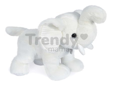 Plyšový sloník Elephant White Les Preppy Chics Histoire d’ Ours biely 45 cm od 0 mes