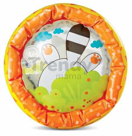 Nafukovací valec Džungľa Jungle Peek & Roll Infantino s rolničkami od 6 mes INF315003-01