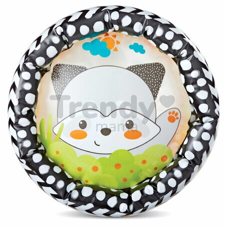 Nafukovací valec Džungľa Jungle Peek & Roll Infantino s rolničkami od 6 mes INF315003-01