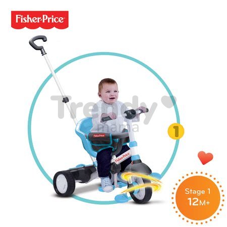 Trojkolka Fisher-Price Charm Touch Steering smarTrike modrá od 12 mes