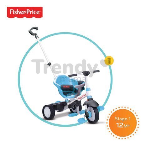Trojkolka Fisher-Price Charm Touch Steering smarTrike modrá od 12 mes
