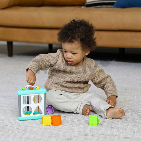 Didaktický trojhran s aktivitami Activity Triangle & Shape Sorter Infantino s vkladacími tvarmi od 3 mes INF315178-01