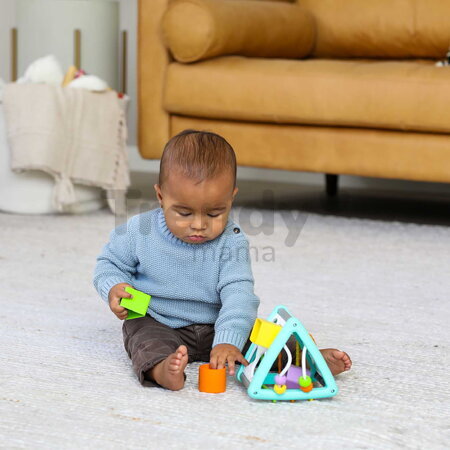 Didaktický trojhran s aktivitami Activity Triangle & Shape Sorter Infantino s vkladacími tvarmi od 3 mes INF315178-01