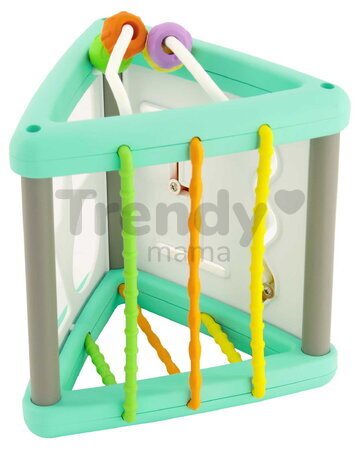 Didaktický trojhran s aktivitami Activity Triangle & Shape Sorter Infantino s vkladacími tvarmi od 3 mes INF315178-01