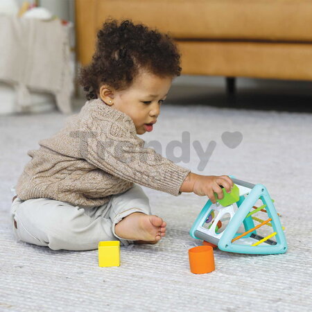 Didaktický trojhran s aktivitami Activity Triangle & Shape Sorter Infantino s vkladacími tvarmi od 3 mes INF315178-01