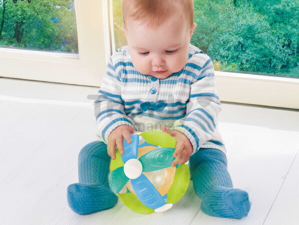 Hudobná loptička Blink'N Bling Ball Infantino so zvukmi a svetlom od 6 mes