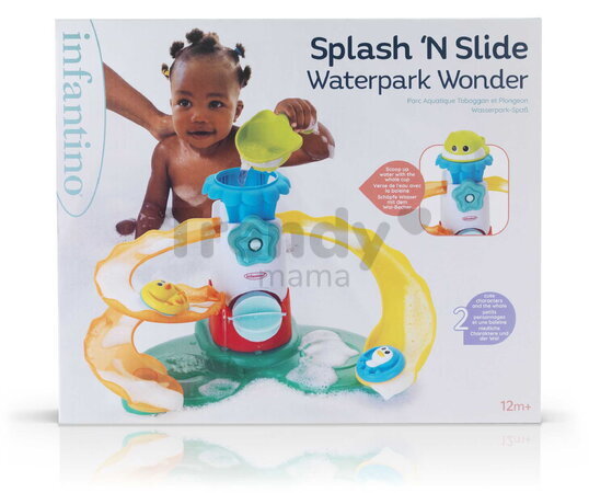 Tobogán do vane Splash'N Silde Waterpark Wonder Infantino so zvieratkami od 12 mes INF315451-00
