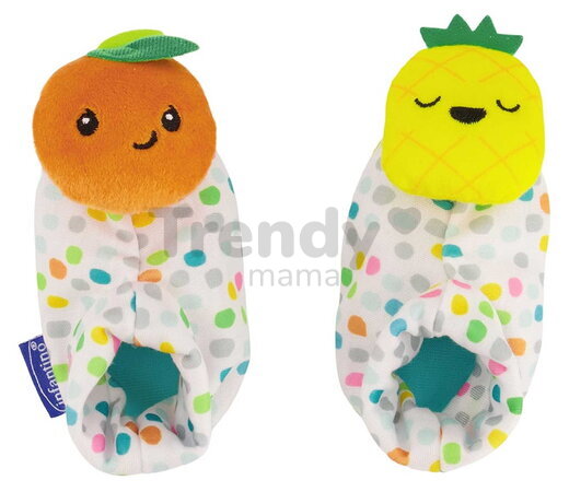 Sada hrkálok pre najmenších Baby’s 1st Rattle Set Infantino 3 dielna od 0 mes