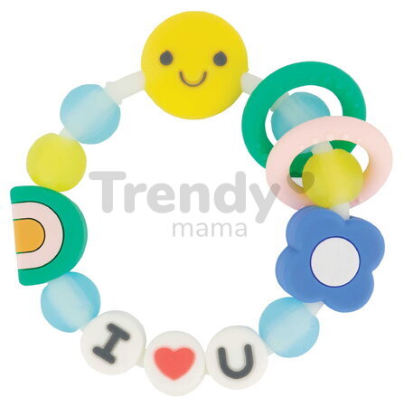 Silikónové hryzátko Friendship Teether Silicone Infantino od 0 mes INF316773