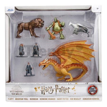 Figúrky zberateľské Harry Potter Mega Pack Jada kovové sada 7 druhov