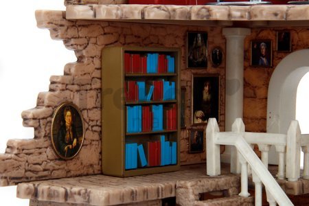 Stavebnica Chrabromilská veža s 10 figúrkami Harry Potter Gryffindor Tower Jada s otvárateľnými dverami 29 dielov s nálepkami od 5 rokov