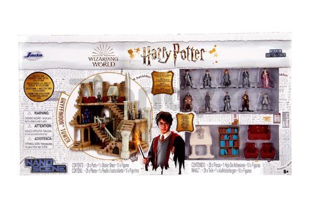 Stavebnica Chrabromilská veža s 10 figúrkami Harry Potter Gryffindor Tower Jada s otvárateľnými dverami 29 dielov s nálepkami od 5 rokov