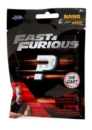 Autíčko zberateľské Fast & Furious Nano Blind Jada kovové 12 rôznych druhov dĺžka 4 cm