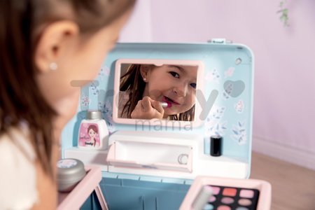 Kozmetický kufrík My Beauty Vanity 3in1 Smoby kaderníctvo a kozmetika s nechtovým štúdiom s 13 doplnkami