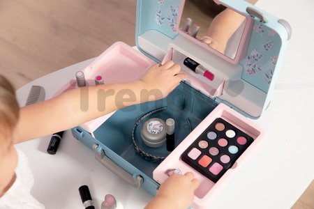 Kozmetický kufrík My Beauty Vanity 3in1 Smoby kaderníctvo a kozmetika s nechtovým štúdiom s 13 doplnkami