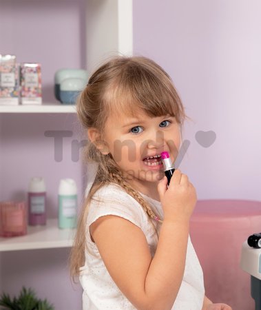 Kozmetický kufrík My Beauty Vanity 3in1 Smoby kaderníctvo a kozmetika s nechtovým štúdiom s 13 doplnkami