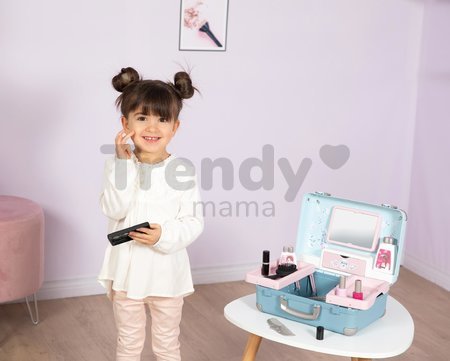 Smoby Kosmetický kufřík Frozen My Beauty Vanity pro kadeřnici nehtové  studio a make up kosmetičku s 13 doplňky - EshopBaby