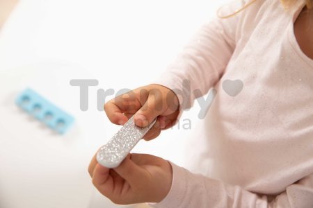 Manikúra s elektronickou UV lampou My Beauty Nail Set Smoby s pilníkom krémom a dva gél laky na nechty