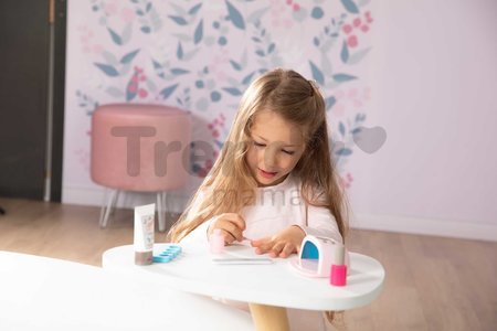 Manikúra s elektronickou UV lampou My Beauty Nail Set Smoby s pilníkom krémom a dva gél laky na nechty