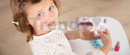 Manikúra s elektronickou UV lampou My Beauty Nail Set Smoby s pilníkom krémom a dva gél laky na nechty