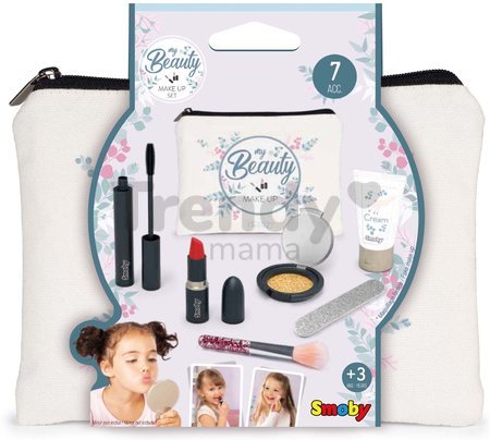 Kozmetická taštička s kozmetikou My Beauty make Up Set Smoby so špirálou rúžom očný tieň so štetcom a pilník