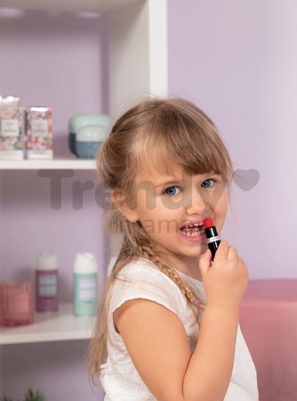 Kozmetická taštička s kozmetikou My Beauty Make Up Set Smoby so špirálou, rúžom, očný tieň so štetcom a pilníkom