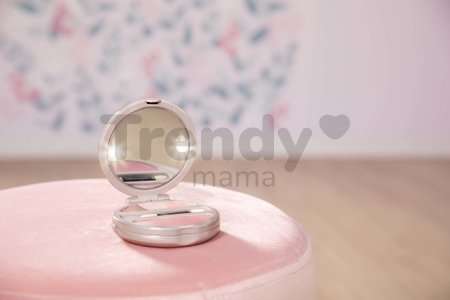 Púder na tvár My Beauty Powder Compact Smoby so zrkadielkom a svetlom a tiene na oči