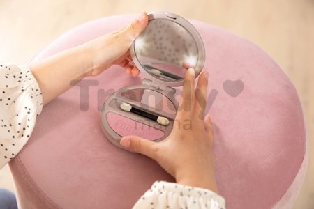 Púder na tvár My Beauty Powder Compact Smoby so zrkadielkom a svetlom a tiene na oči