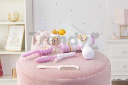 Kozmetická taštička Disney Princess Beauty Bag Smoby so sušičom na vlasy a 5 doplnkov