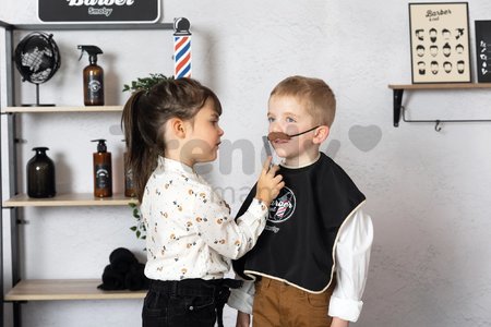 Sada na holenie pre barberov Barber&Cut First Beard Smoby s bradou a pláštenkou 5 doplnkov