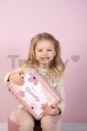 Kozmetický kufrík s kaderníctvom My Beauty Vanity 3v1 Smoby a nechtové štúdio s 13 doplnkami