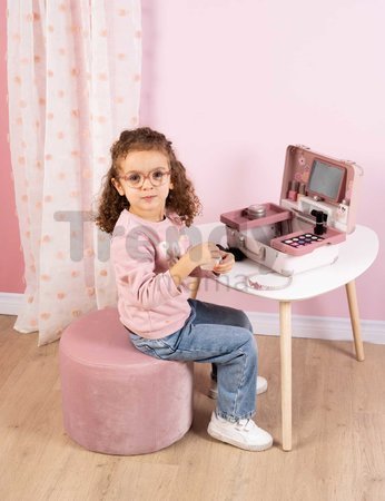 Kozmetický kufrík s kaderníctvom My Beauty Vanity 3v1 Smoby a nechtové štúdio s 13 doplnkami