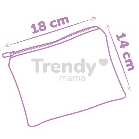 Kozmetická taštička s kozmetikou Princezné Disney Make Up Set Smoby so špirálou rúžom očný tieň so štetcom a pilník