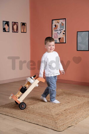 Kadernícky vozík s elektronickým sušičom na vlasy My Hair Style Trolley Smoby so zvukom a svetlom 13 doplnkov