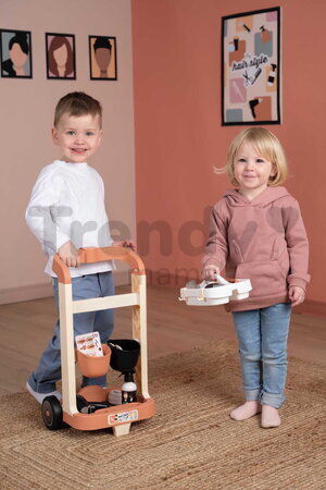 Kadernícky vozík s elektronickým sušičom na vlasy My Hair Style Trolley Smoby so zvukom a svetlom 13 doplnkov