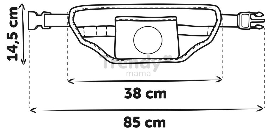 Kadernícky opasok s elektronickým sušičom na vlasy My Hair Style Belt Smoby so zvukom a svetlom a zrkadlom 8 doplnkov