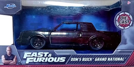 Autíčko Fast & Furious Jada kovové s otvárateľnými dverami 6 druhov dĺžka 13,5 cm 1:32